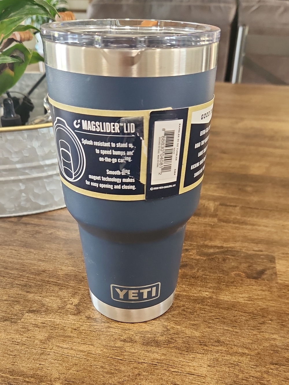 Yeti Navy Blue Insulated Travel Tumbler with MagSlider Lid